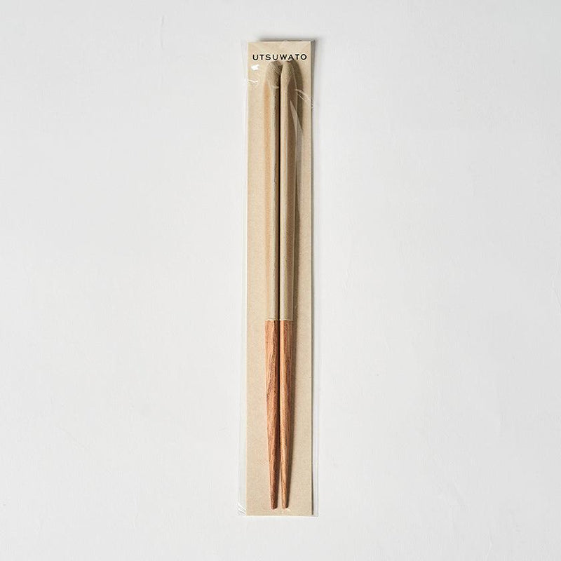 【箸】UTSUWATO 三角 23cm (食洗機対応) | 若狭塗 | 箸蔵まつかん