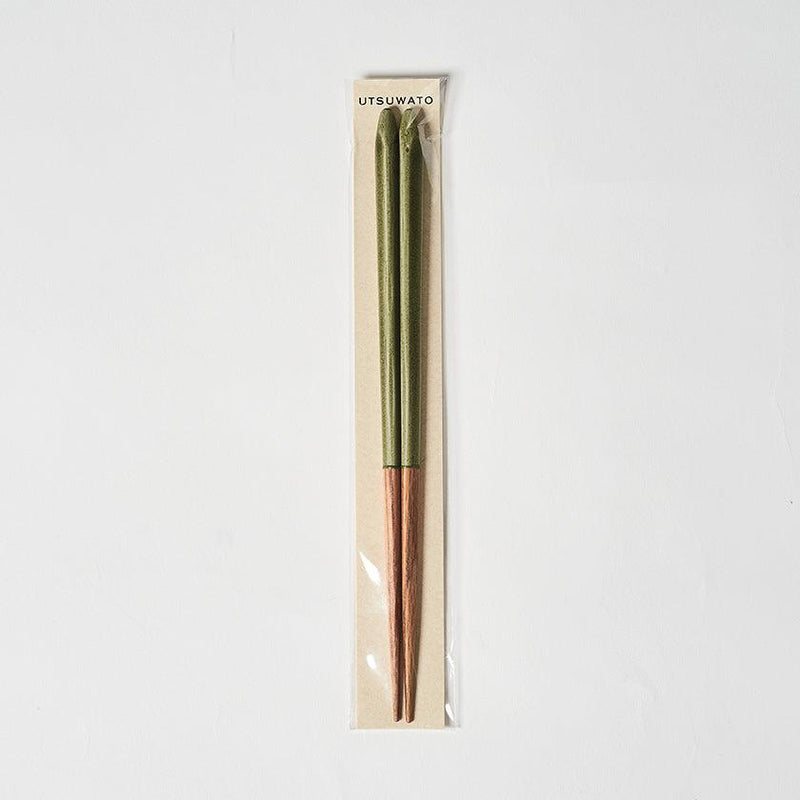【箸】UTSUWATO 三角 23cm (食洗機対応) | 若狭塗 | 箸蔵まつかん