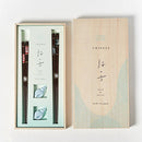 【夫婦箸】螺鈿市松ペア 落雁箸置き付 | 若狭の塗箸 | 箸蔵まつかん