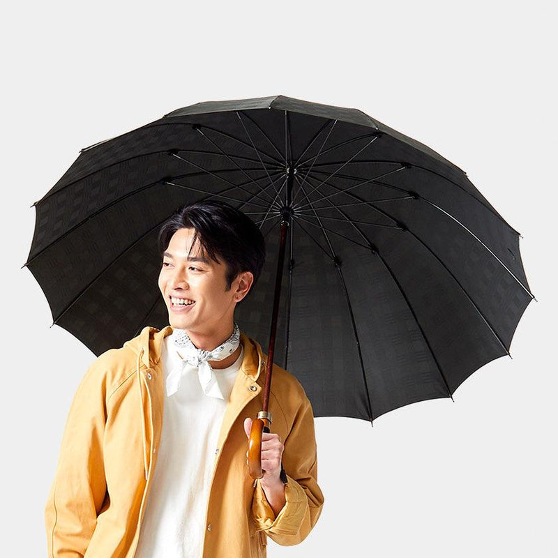 【雨傘】紳士 チェス ロング カーボン (モスグリーン) | 東京洋傘 | 宮内庁御用達 前原光榮傘商店
