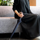 【晴雨兼用傘】婦人 シャンタン ショート (ネイビー) | 東京洋傘 | 宮内庁御用達 前原光榮傘商店