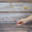 【扇子】女持 氷割 橙 溜塗 | 江戸扇子｜雲錦堂 深津扇子店