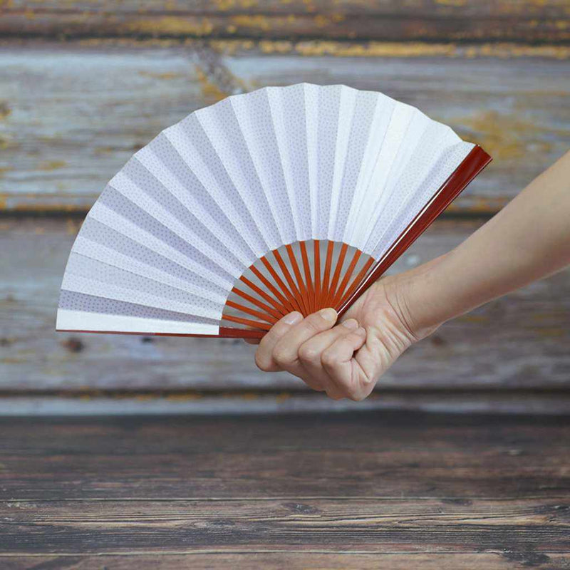 【扇子】女持 鮫小紋 紫 溜塗 | 江戸扇子｜雲錦堂 深津扇子店