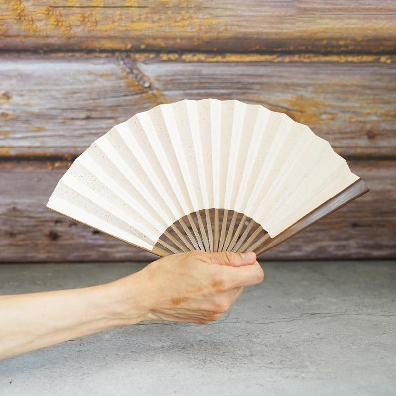 【扇子】女持 墨流し 唐木 | 江戸扇子｜雲錦堂 深津扇子店