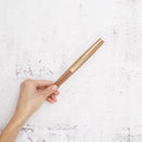 【扇子】女持 箔 橙 本煤竹 | 江戸扇子｜雲錦堂 深津扇子店