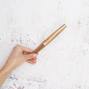 【扇子】女持 箔 桃緑 本煤竹 | 江戸扇子｜雲錦堂 深津扇子店