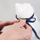 【招き猫】へそくりの招き猫 弍号 白丸 | 肥前吉田焼 | Kata Koto