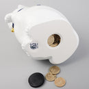 【招き猫】へそくりの招き猫 弍号 白丸 | 肥前吉田焼 | Kata Koto