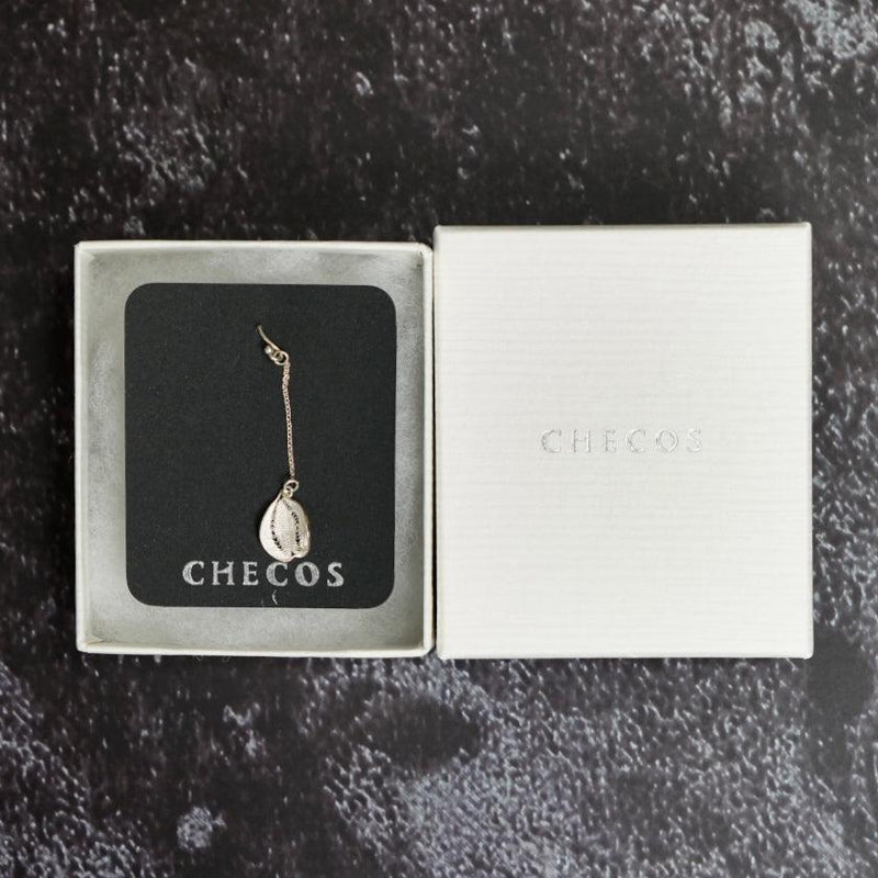 【ピアス】Cherry blossam drop (S) | 銀細工 | CHECOS