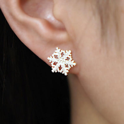 【ピアス】Snowflake | 銀細工 | CHECOS