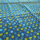 【風呂敷】スクエア ブルー｜手捺染