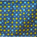 【風呂敷】スクエア ブルー｜手捺染