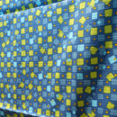 【風呂敷】スクエア ブルー｜手捺染