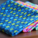 【風呂敷】スクエア ブルー｜手捺染