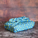 【風呂敷】スクエア ブルー｜手捺染