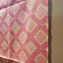 【風呂敷】ダイヤ ピンク｜手捺染