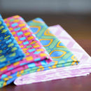 【風呂敷】ダイヤ ピンク｜手捺染