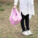 【風呂敷】ダイヤ ピンク｜手捺染