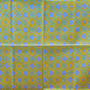 【風呂敷】ダイヤ グリーン｜手捺染