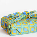 【風呂敷】ダイヤ グリーン｜手捺染