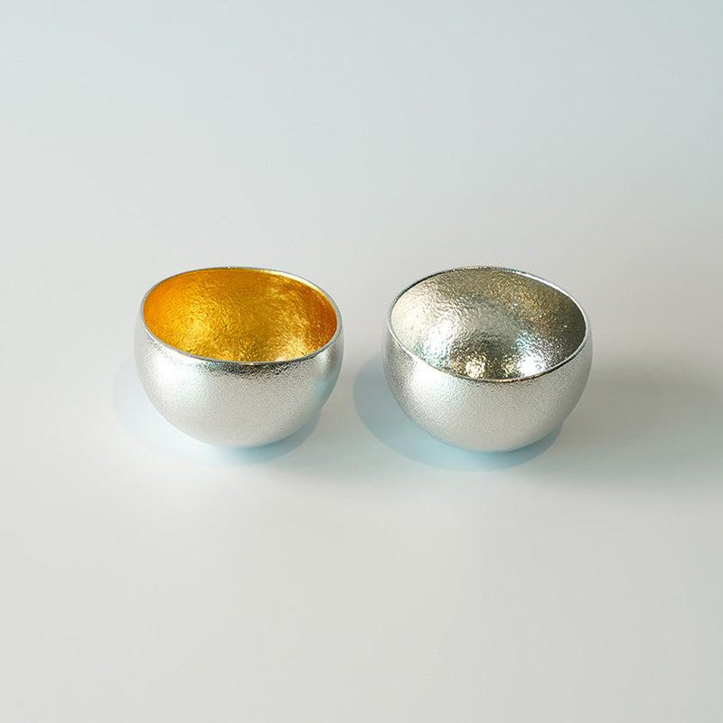 【盃】Kuzushi - Yure - 小 錫・金箔セット | 高岡銅器