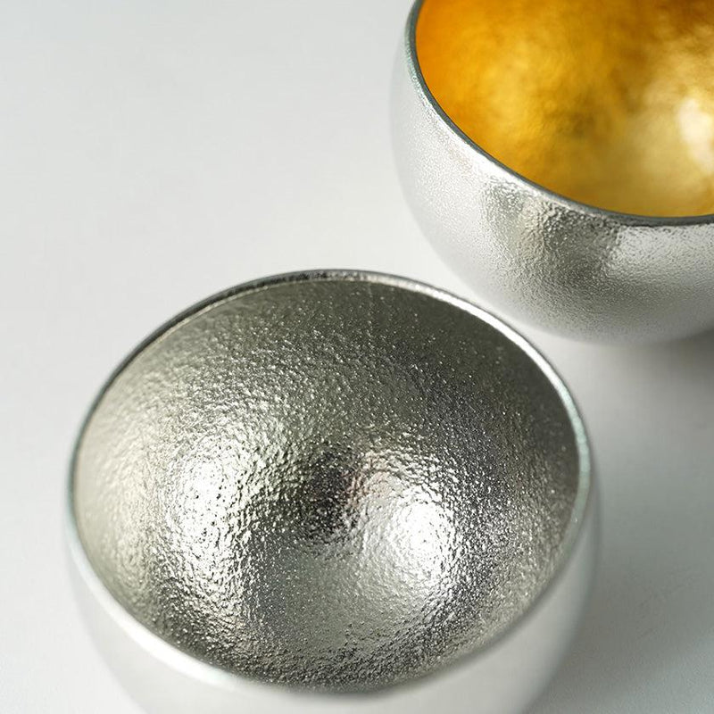 【盃】Kuzushi - Yure - 小 錫・金箔セット | 高岡銅器