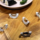 【箸置】輪 (りん) - 5ヶ入 | 高岡銅器 | 能作