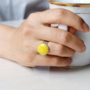 【リング】丸透 (Suke) 全6色 | 無線銀貼七宝