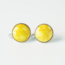 【イヤリング】丸15mm 透(Suke) 全6色 | 無線銀貼七宝