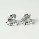 【イヤリング】丸15mm 透(Suke) 全6色 | 無線銀貼七宝