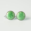 【イヤリング】丸15mm 透(Suke) 全6色 | 無線銀貼七宝