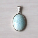 【ペンダント】楕円 白 (Haku) 全6色 | 無線銀貼七宝