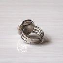 【リング】丸白 (Haku) 全6色 | 無線銀貼七宝