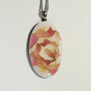 【ペンダント】極上 バラ 赤 | 有線本七宝