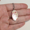 【ペンダント】極上 バラ 赤 | 有線本七宝