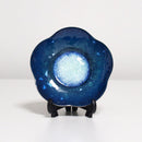 【茶托】宙(紺) 2枚組 | 無線銀貼七宝