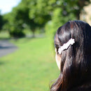 【バレッタ】レース調彫 シルバー | 尾張仏具