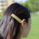 【バレッタ】忍冬唐草彫 ゴールド | 尾張仏具