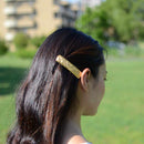 【バレッタ】忍冬唐草彫 ゴールド | 尾張仏具