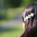 【バレッタ】連和柄透かし シルバー | 尾張仏具