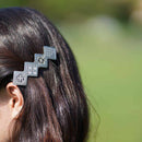 【バレッタ】連和柄透かし シルバー | 尾張仏具