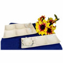 【美濃焼】マルモ加藤陶器 白磁 コケワ 4つ仕切り皿