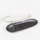 【美濃焼】マルモ加藤陶器 舟型仕切り付き長皿 白