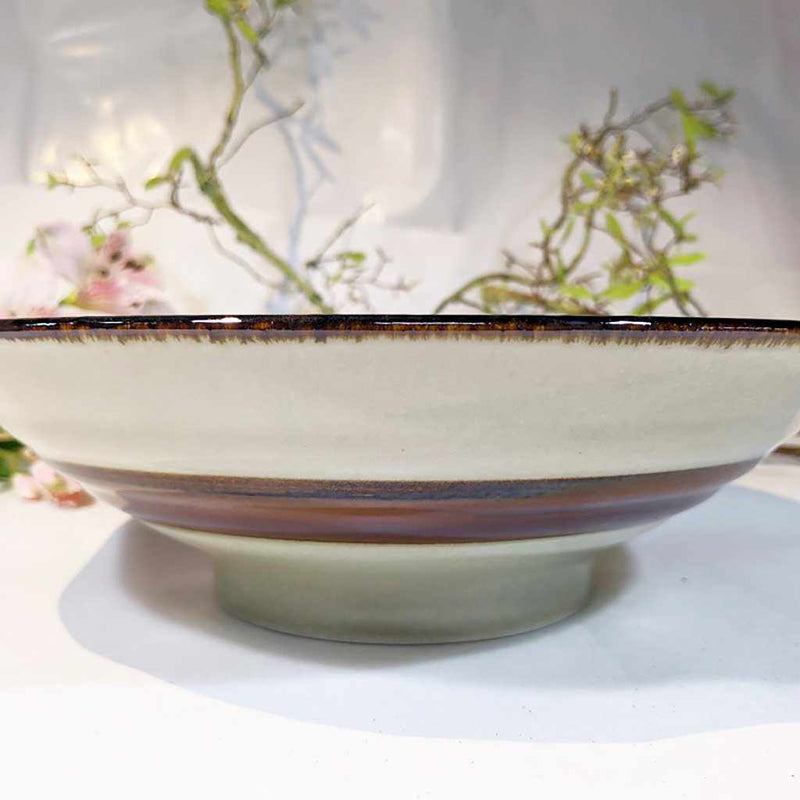 【美濃焼】マルモ加藤陶器 琉球るり唐草 8.0めん鉢