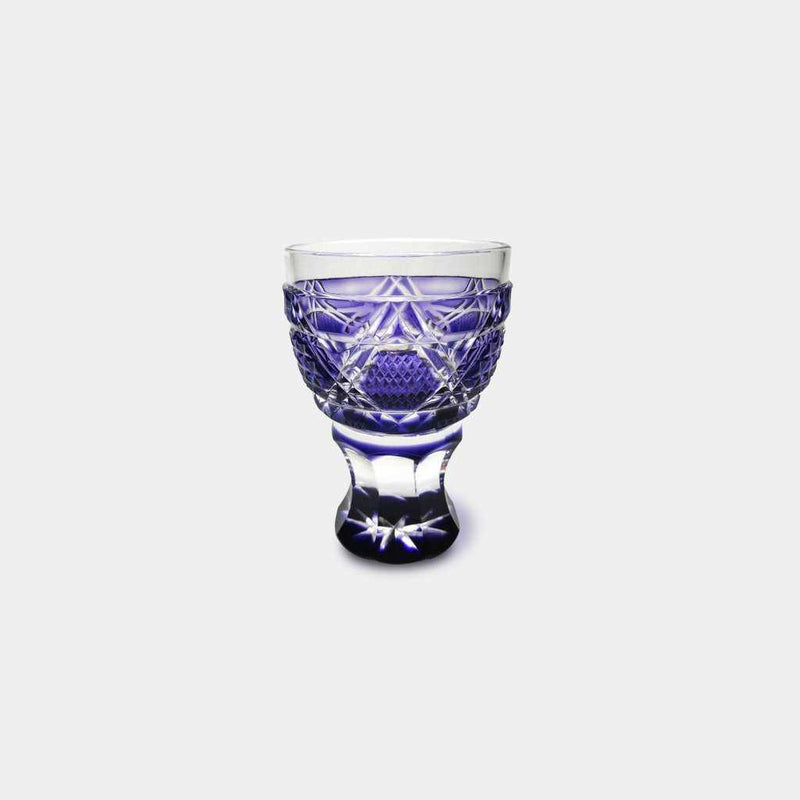 【グラス】馬上杯 (金紫) | 薩摩切子 | satuma