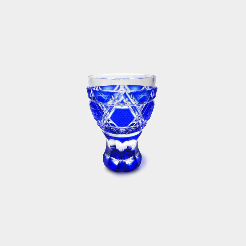 【グラス】馬上杯 (瑠璃) | 薩摩切子 | satuma