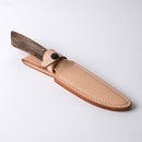 【シースナイフ】黒猪 岩井丈 作 古式鍛錬 静寂 (しじま) Custom Knife | 越前打刃物 | 鍛冶工房いわい