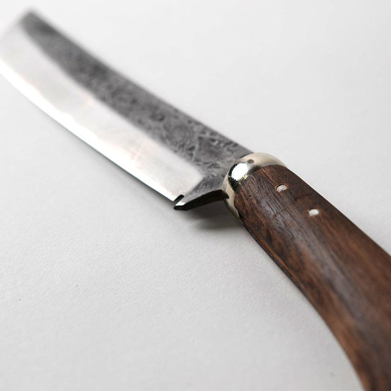 【キャンプナタ】黒猪 岩井丈 作 森閑(しんかん) Custom Knife | 越前打刃物 | 鍛冶工房いわい