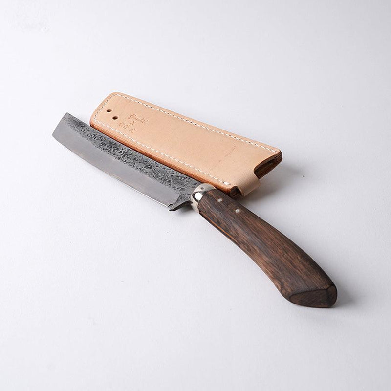 【キャンプナタ】黒猪 岩井丈 作 森閑(しんかん) Custom Knife | 越前打刃物 | 鍛冶工房いわい