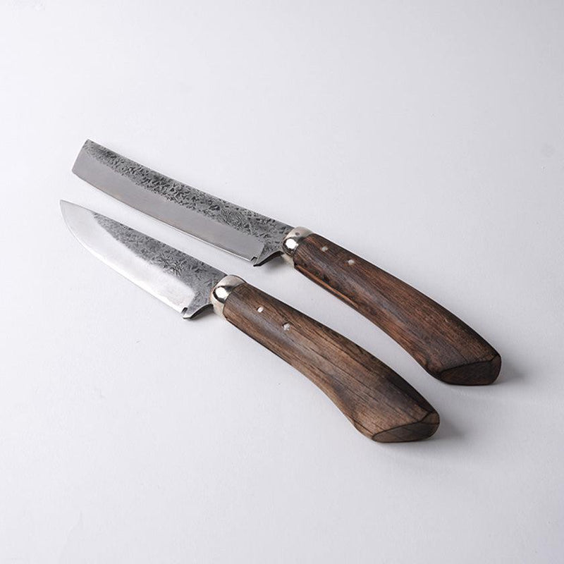 【キャンプナタ】黒猪 岩井丈 作 森閑(しんかん) Custom Knife | 越前打刃物 | 鍛冶工房いわい